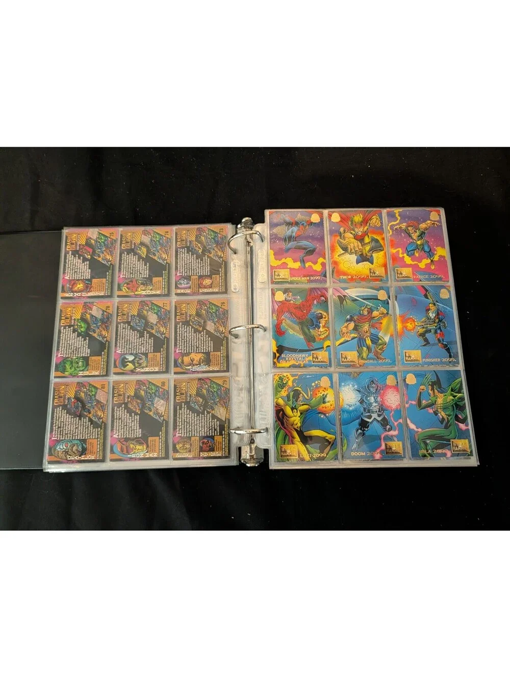 Marvel 1992 Fleer Ultra Trading Card Collection in Binder - Full Series